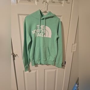 The north face mens xs mint green pullover hoodie